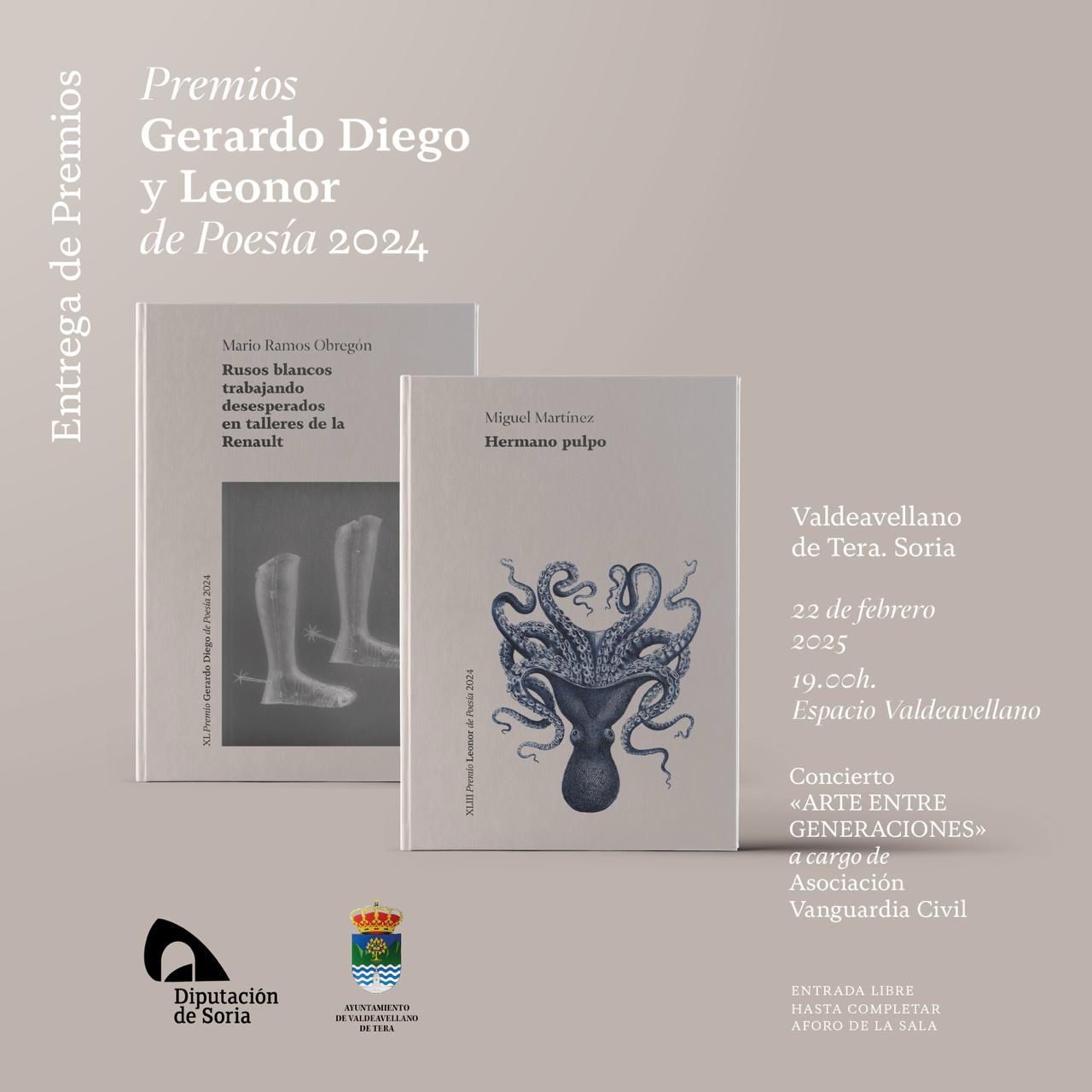 Premio Gerardo Diego y Leonor 2024